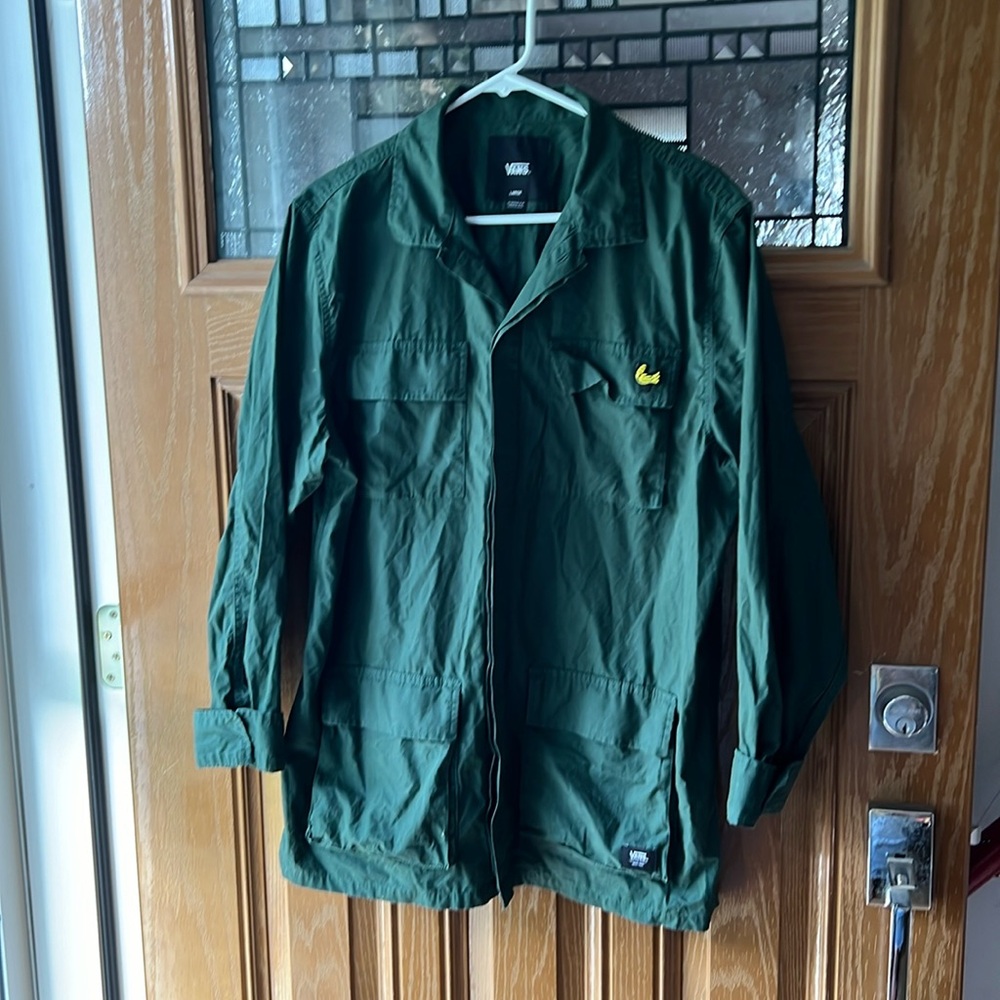 Vans light jacket L/dark green
